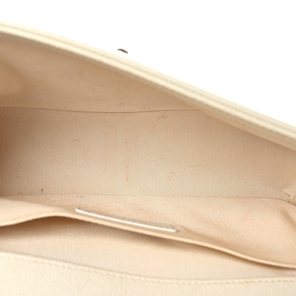 Chanel Caviar Quilted Medium Boy Flap White 5 of 9