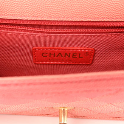 Chanel Caviar Quilted Sunset On The Sea Waist Bag Coral 6 of 10