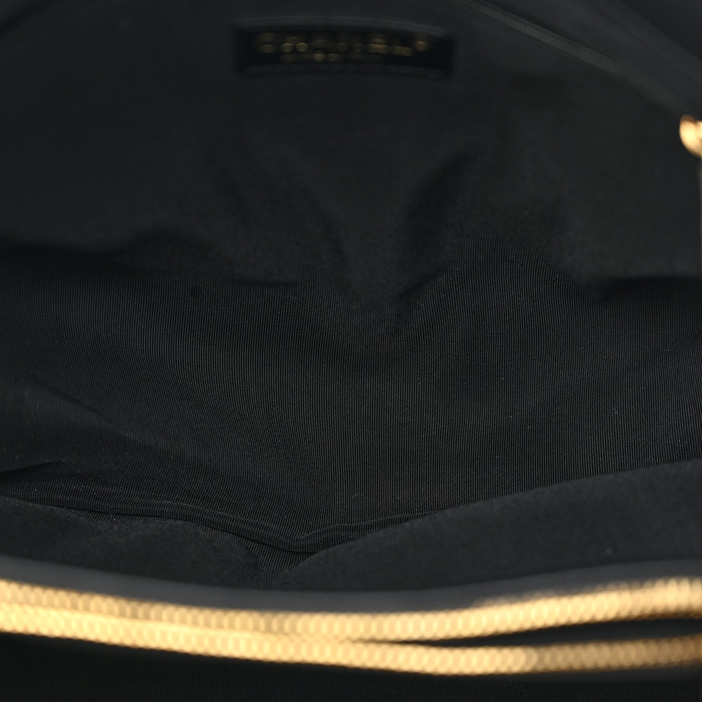 Calfskin Quilted Small Chain Me Tote Black