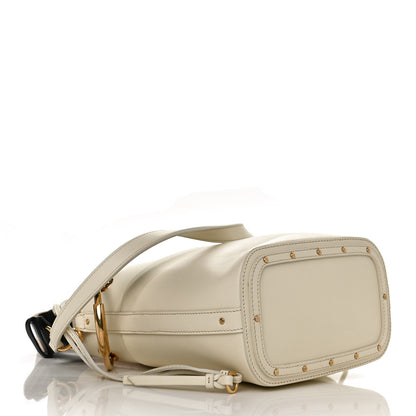 Chloe Smooth Calfskin Small Roy Bucket Bag Natural White 4 of 12