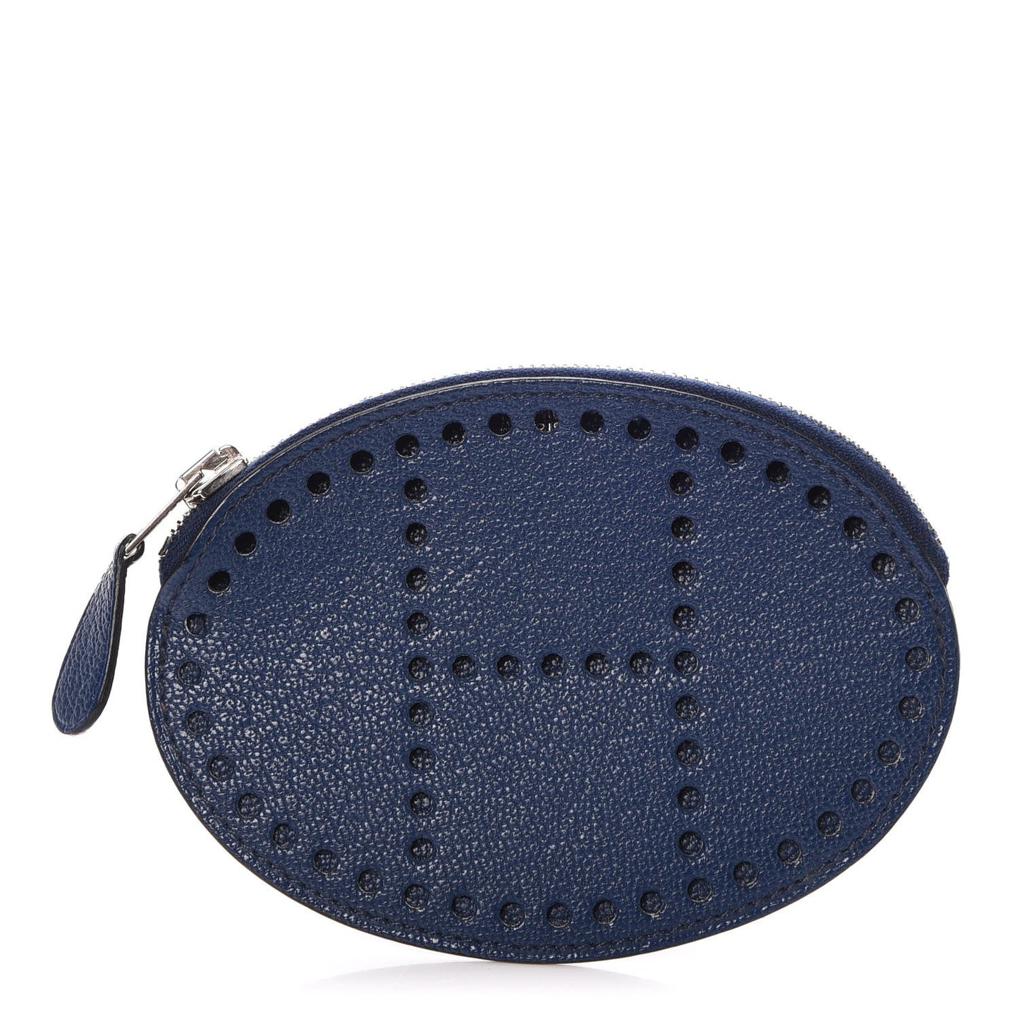 Chevre Mysore Evelyne Coin Purse Bleu De Prusse