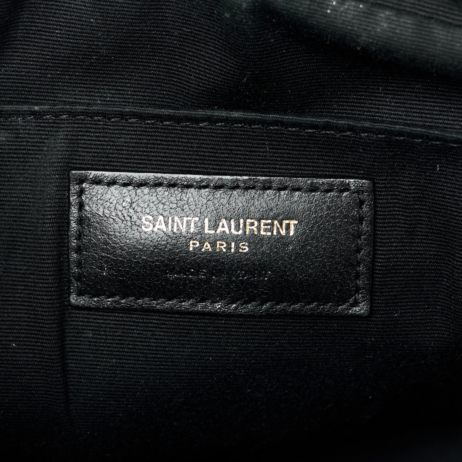 Saint Laurent Calfskin Matelasse Monogram Lou Camera Bag Black 6 of 11