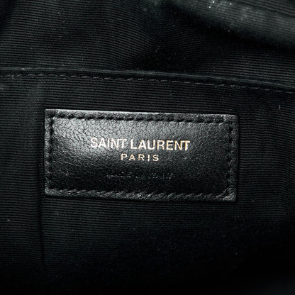 Saint Laurent Calfskin Matelasse Monogram Lou Camera Bag Black 6 of 11