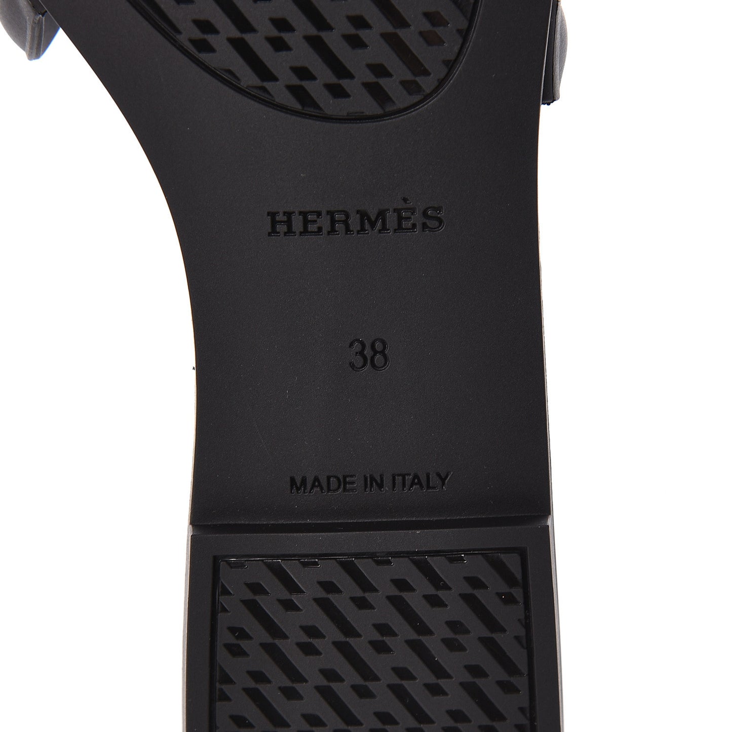 Rubber Aloha Sandals 38 Black