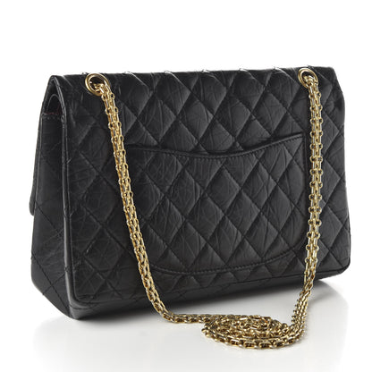 Chanel Aged Calfskin Quilted 2.55 Reissue 226 Flap Black 3 of 11