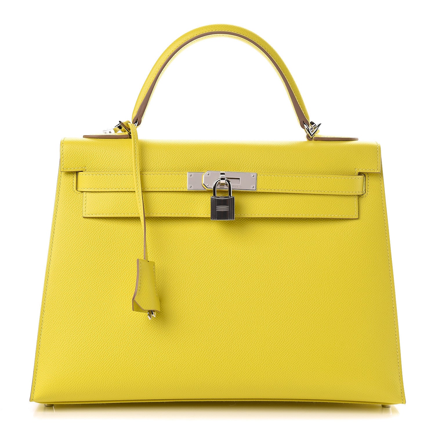 Hermes Epsom Kelly Sellier 32 Lime 1 of 39
