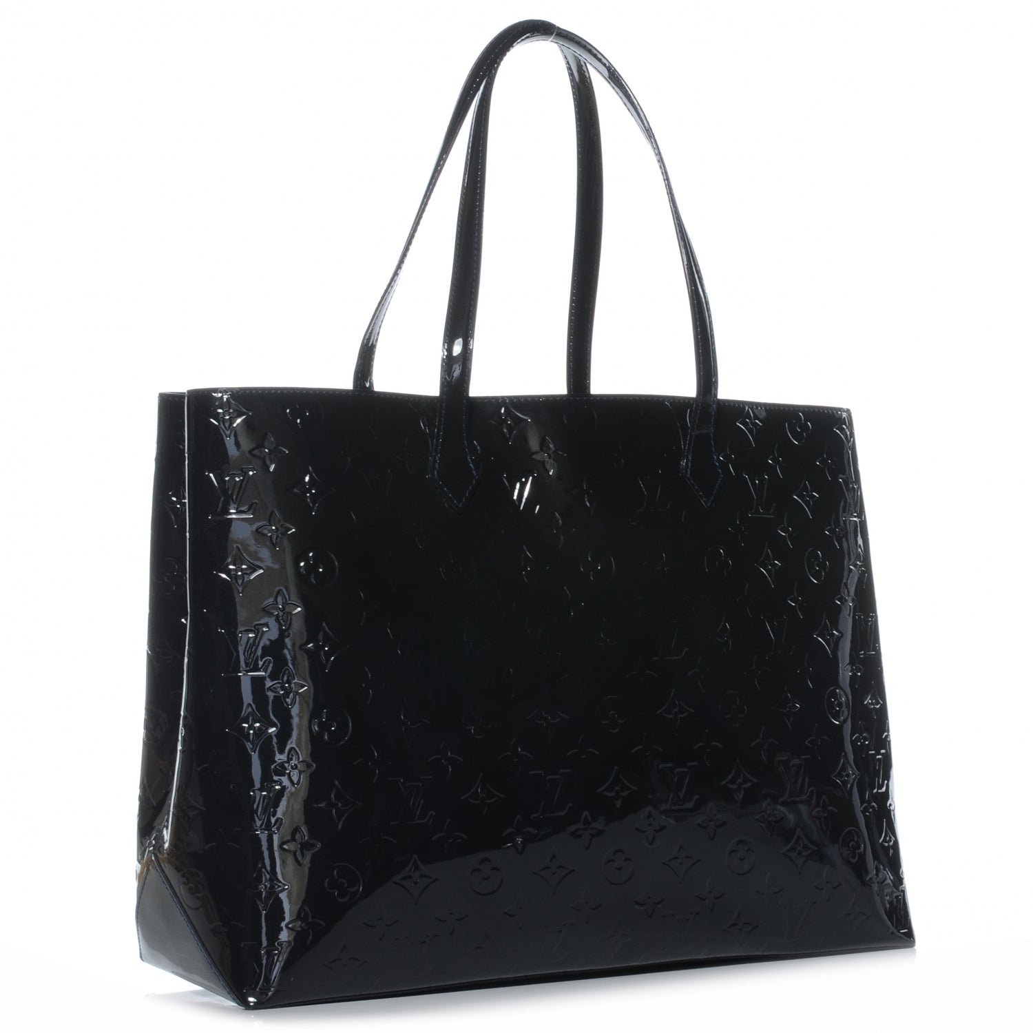 Louis Vuitton Vernis Wilshire GM Blue Infini 3 of 8