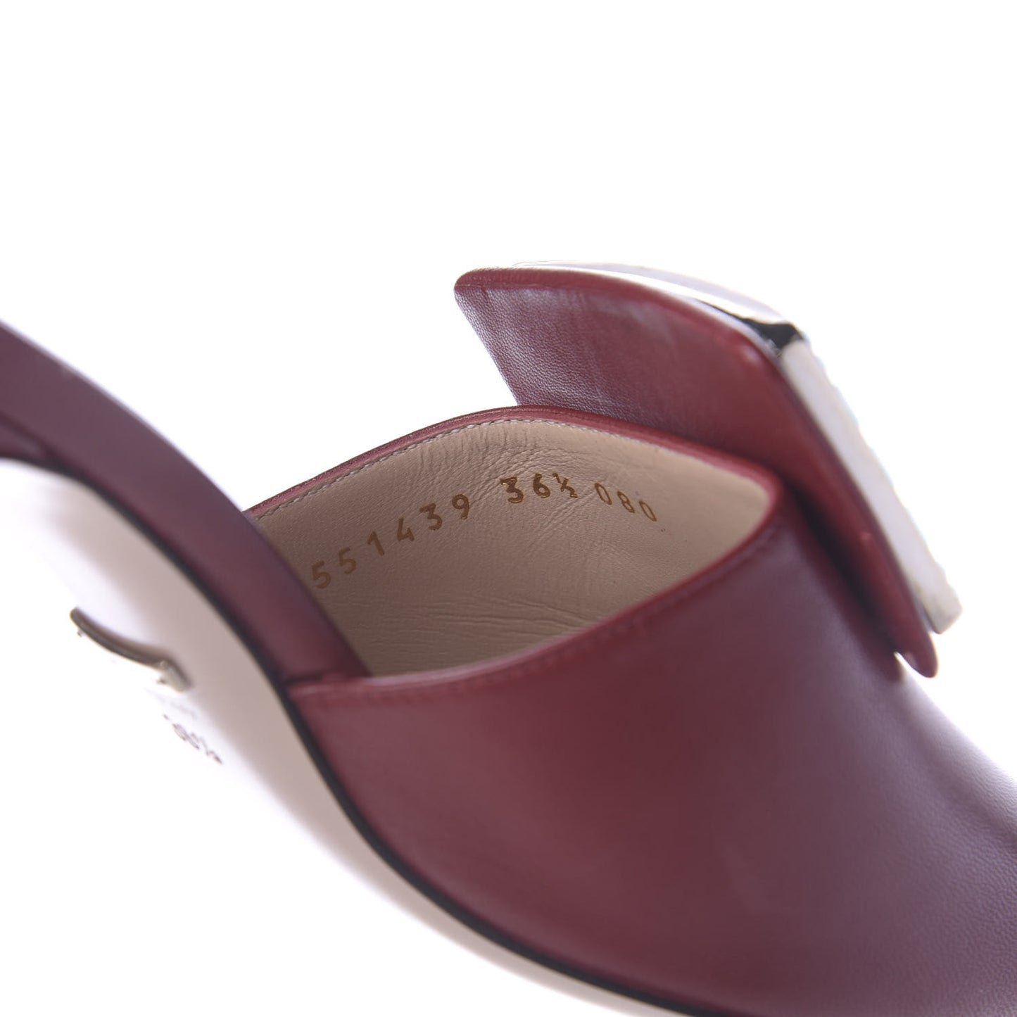 Malaga Kid Crystal Square G Madelyn Mules 36.5 Romantic Cerise