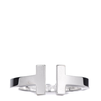Tiffany Sterling Silver T Square Ring 52 6 1 of 4