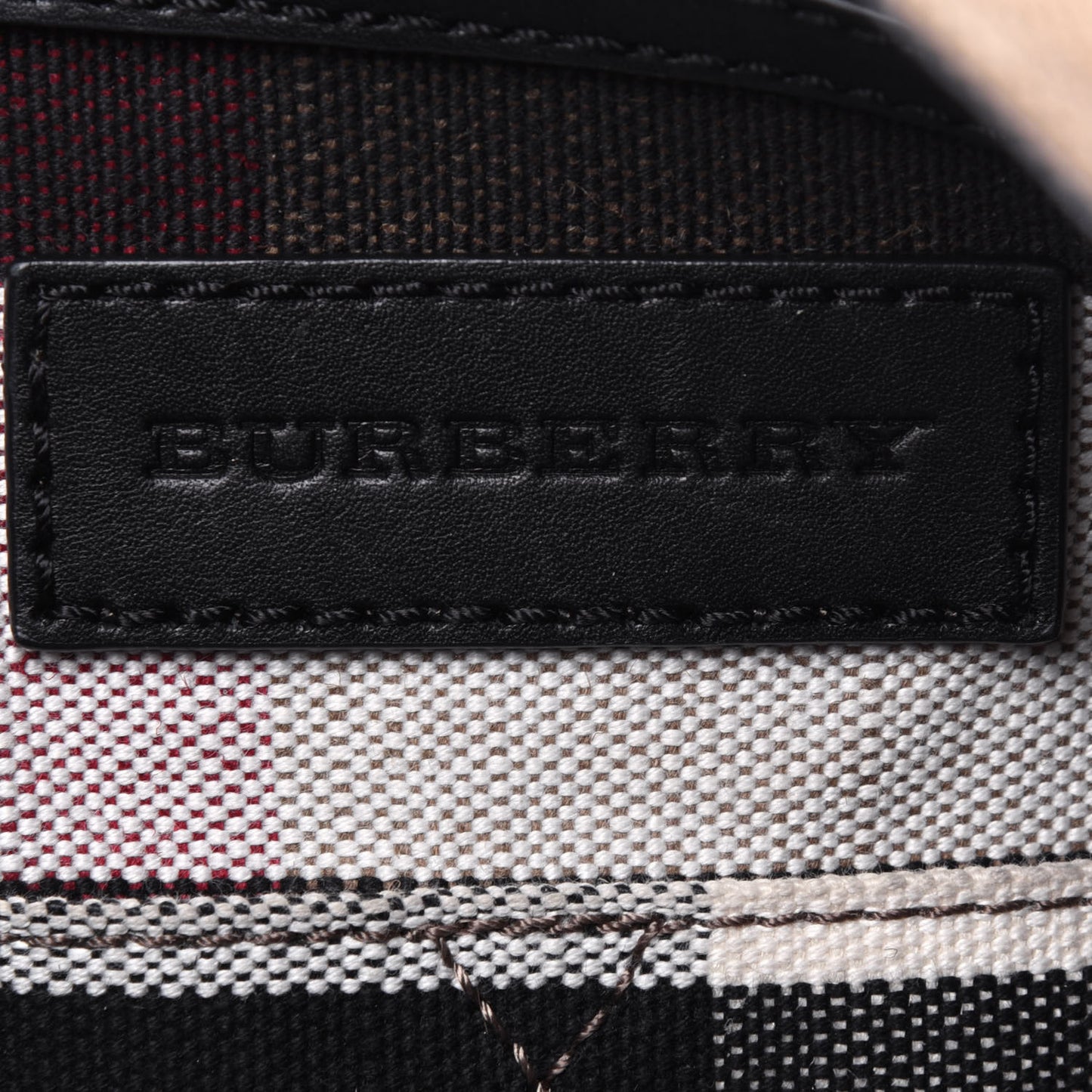 Canvas Mega Check Medium Ashby Hobo Black