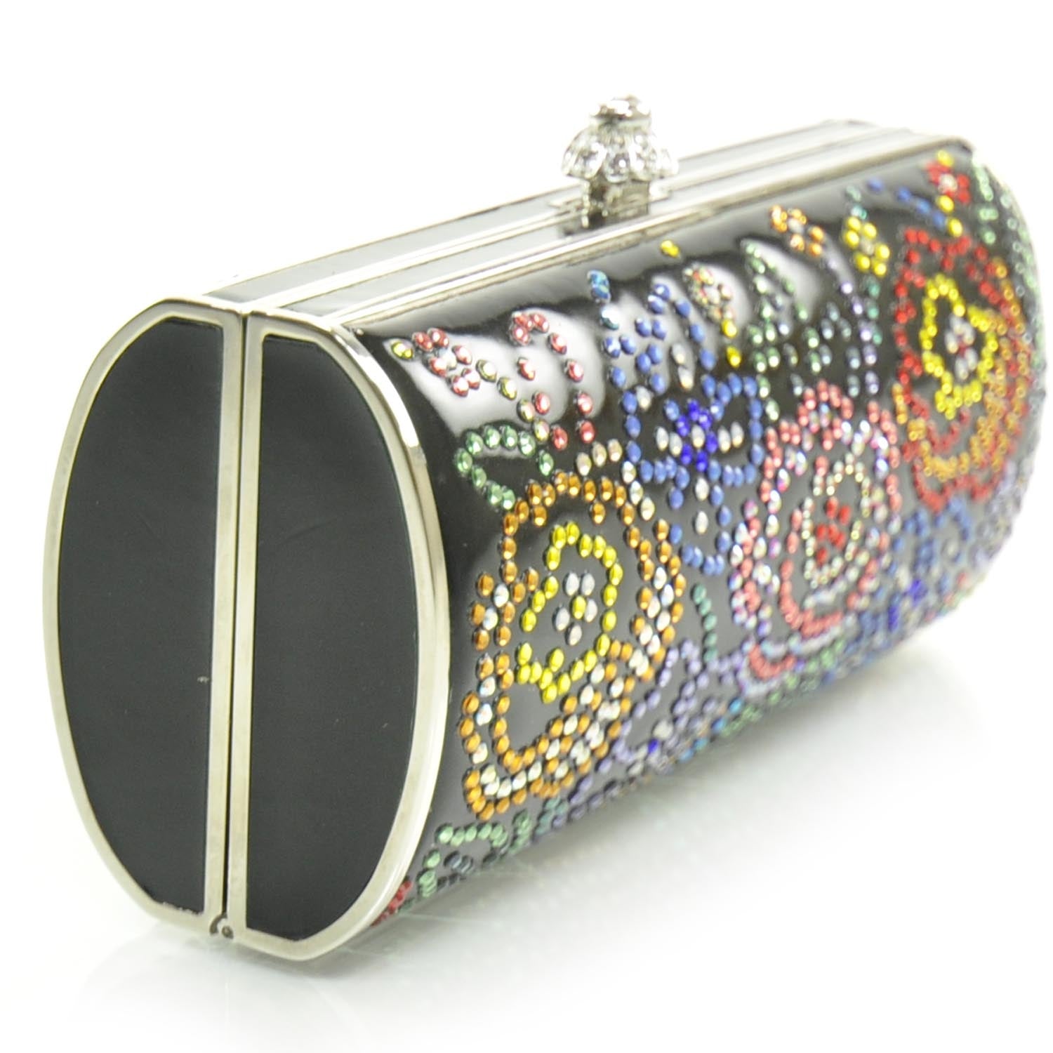 Judith Leiber Crystal Floral Clutch Multicolor 4 of 6
