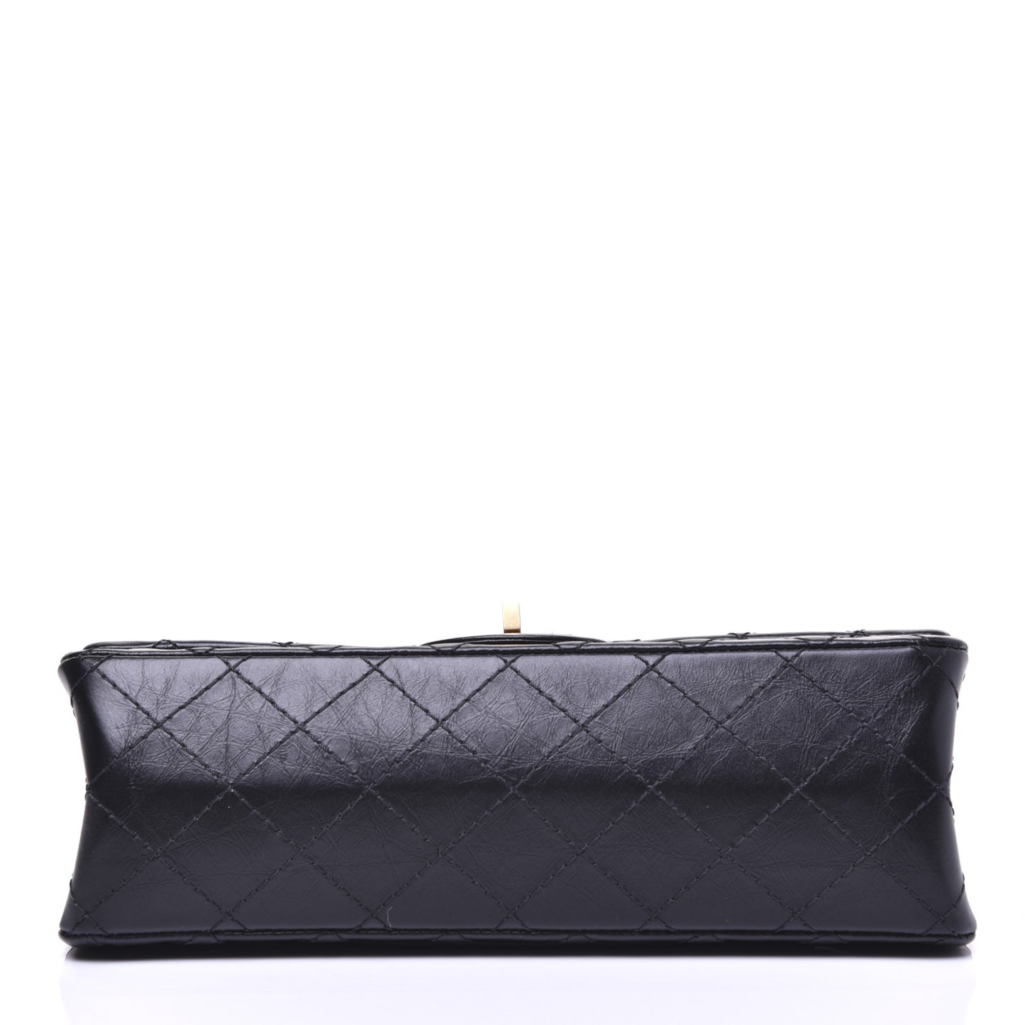 Aged Calfskin Quilted 2.55 Reissue 225 Flap Black