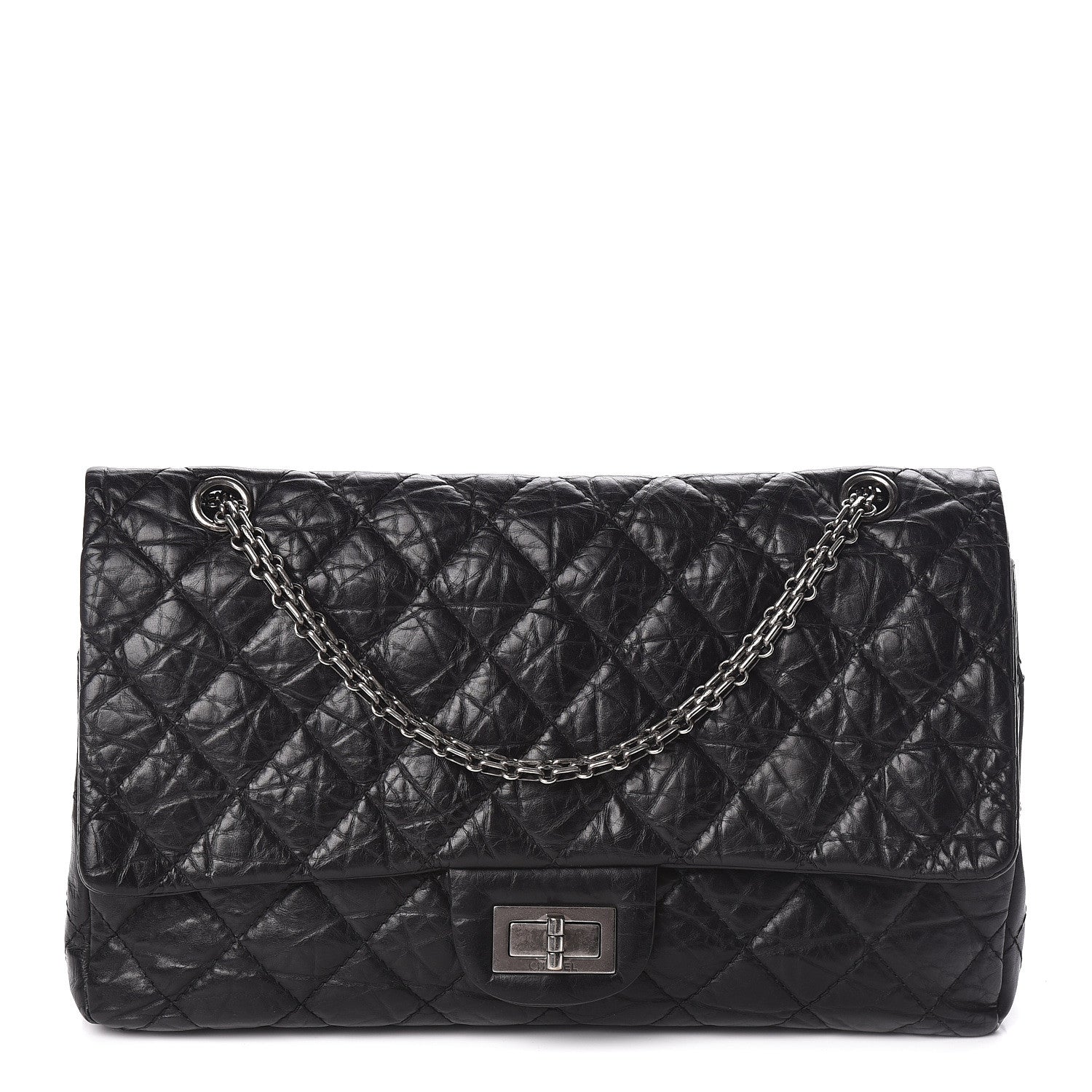 Chanel Aged Calfskin Quilted 2.55 Reissue 227 Flap Black 1 of 10