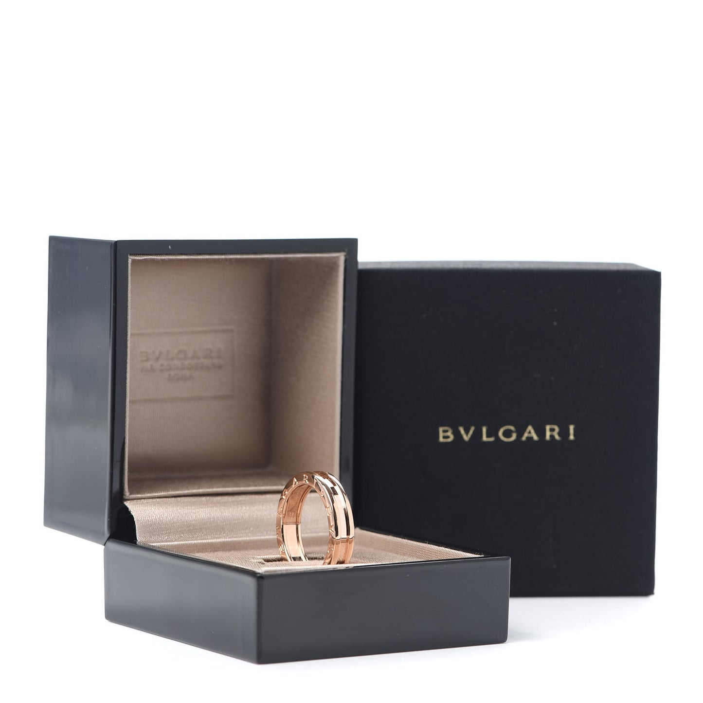 18K Rose Gold B.Zero1 One-Band Ring 57 8