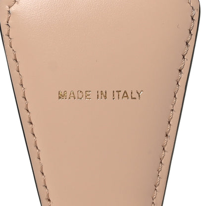 Fendi Jacquard Ribbon Vitello King FF Bi-Color Intreccio Adjustable Strap You Light Rose Camel 4 of 4