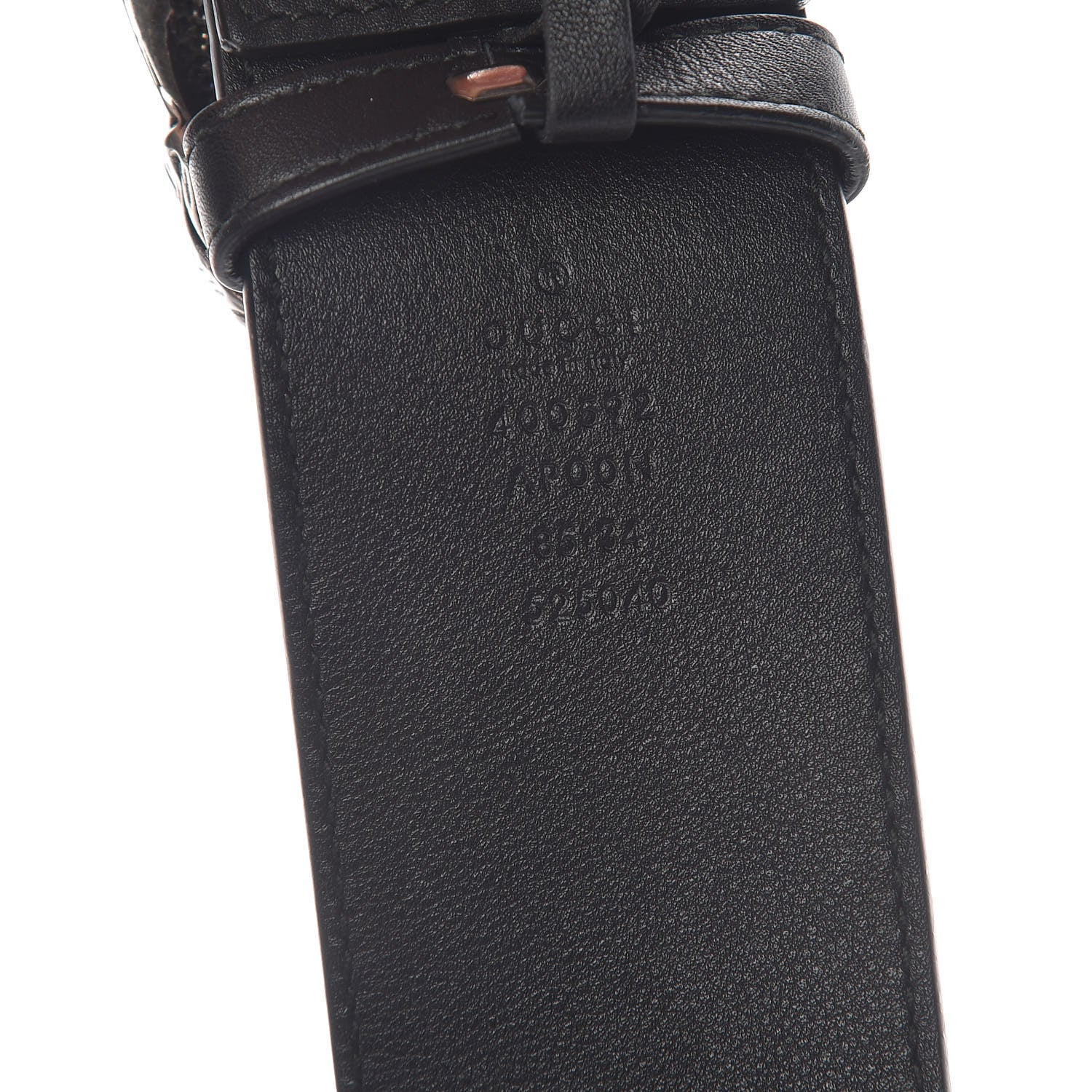 Gucci Moon Calfskin Nickel Dionysus Belt 85 34 Black 4 of 6