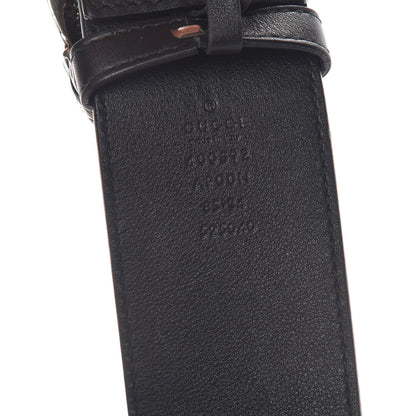 Gucci Moon Calfskin Nickel Dionysus Belt 85 34 Black 4 of 6