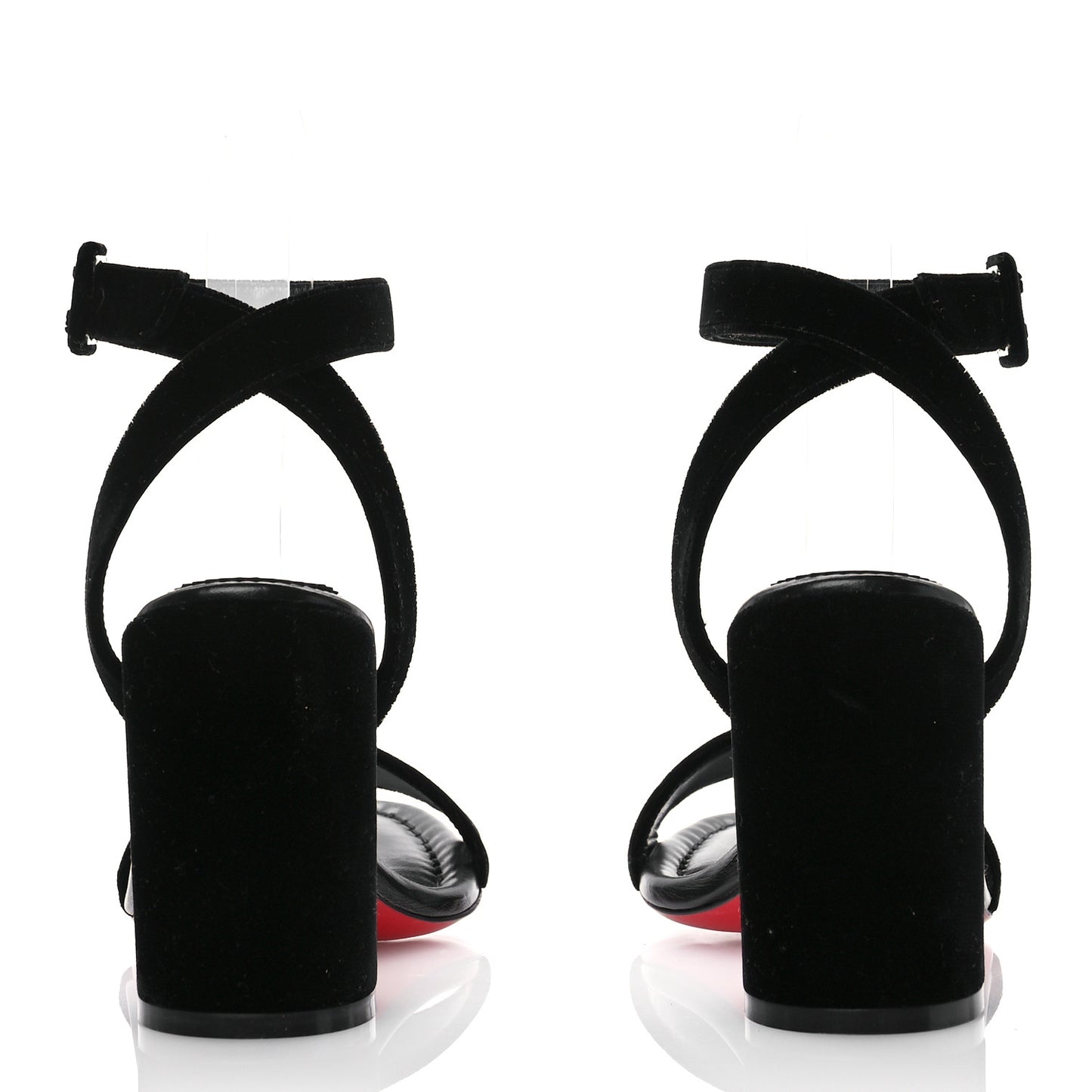 Veau Velours Miss Sabina 85 Sandals 36 Black