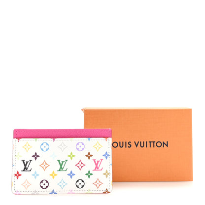 Louis Vuitton LV X TM Monogram Multicolor Card Holder Kawaii Pink 7 of 7