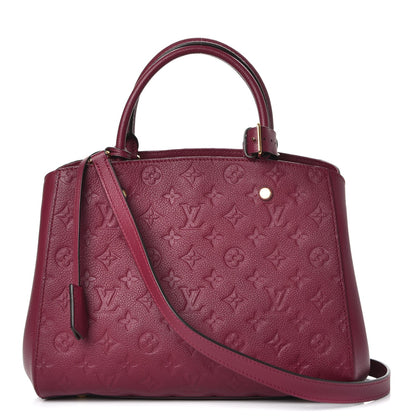 Louis Vuitton Empreinte Montaigne MM Raisin 1 of 10