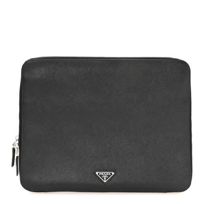 Prada Saffiano Document Holder Black 1 of 8