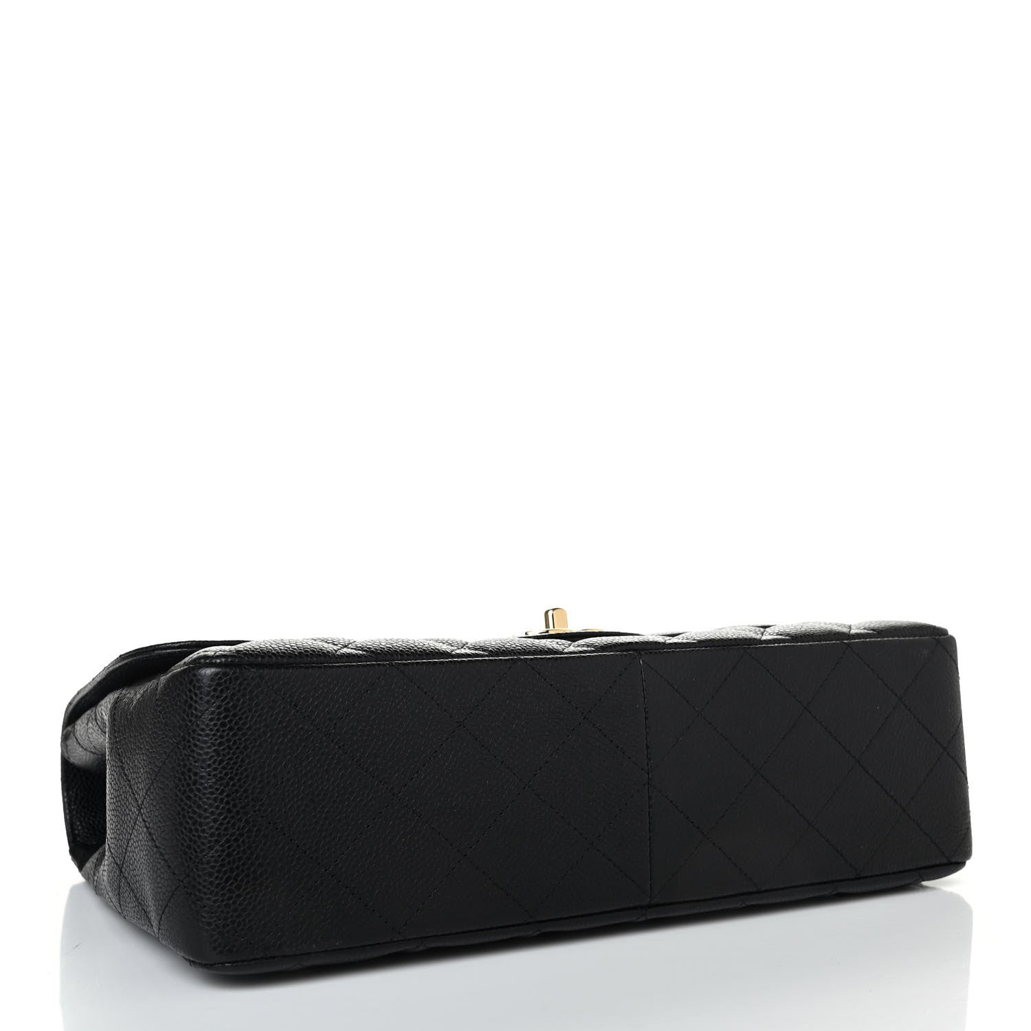 Chanel Caviar Quilted Jumbo Single Flap Black 3 of 4