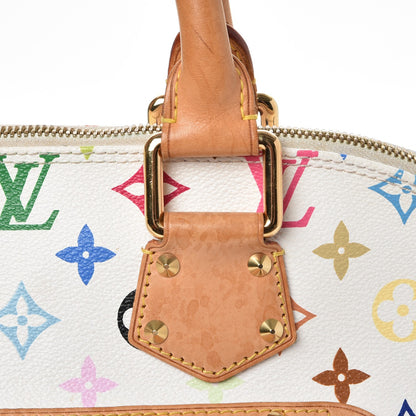 Louis Vuitton Monogram Multicolor Alma White 10 of 19