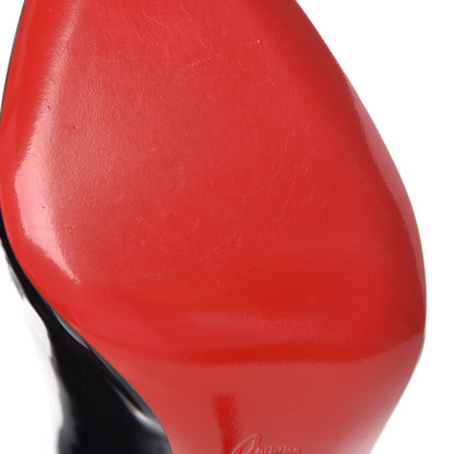 Christian Louboutin Patent Hot Chick 100 Pumps 38 Black 9 of 10