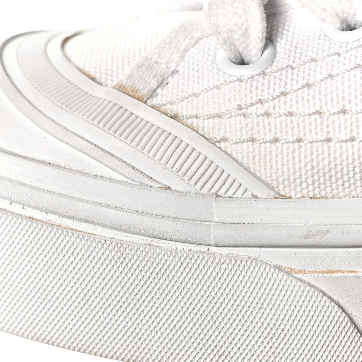Chanel Fabric Low Top Sneakers 36 White 10 of 11