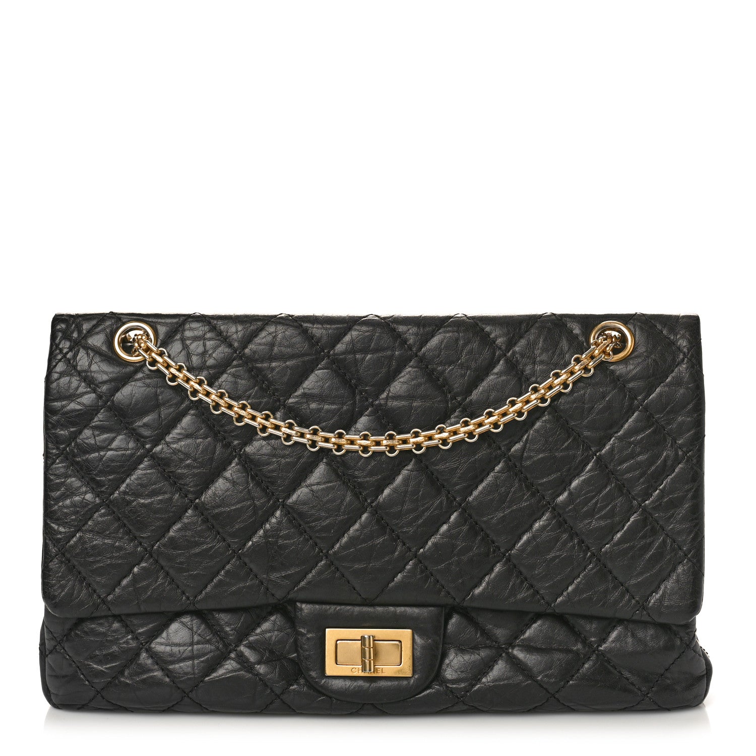 Chanel Aged Calfskin Quilted 2.55 Reissue 227 Flap Black 1 of 9