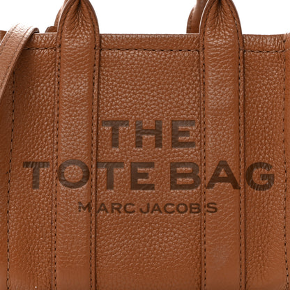 Marc Jacobs Grained Calfskin Mini The Tote Bag Argan Oil 8 of 10