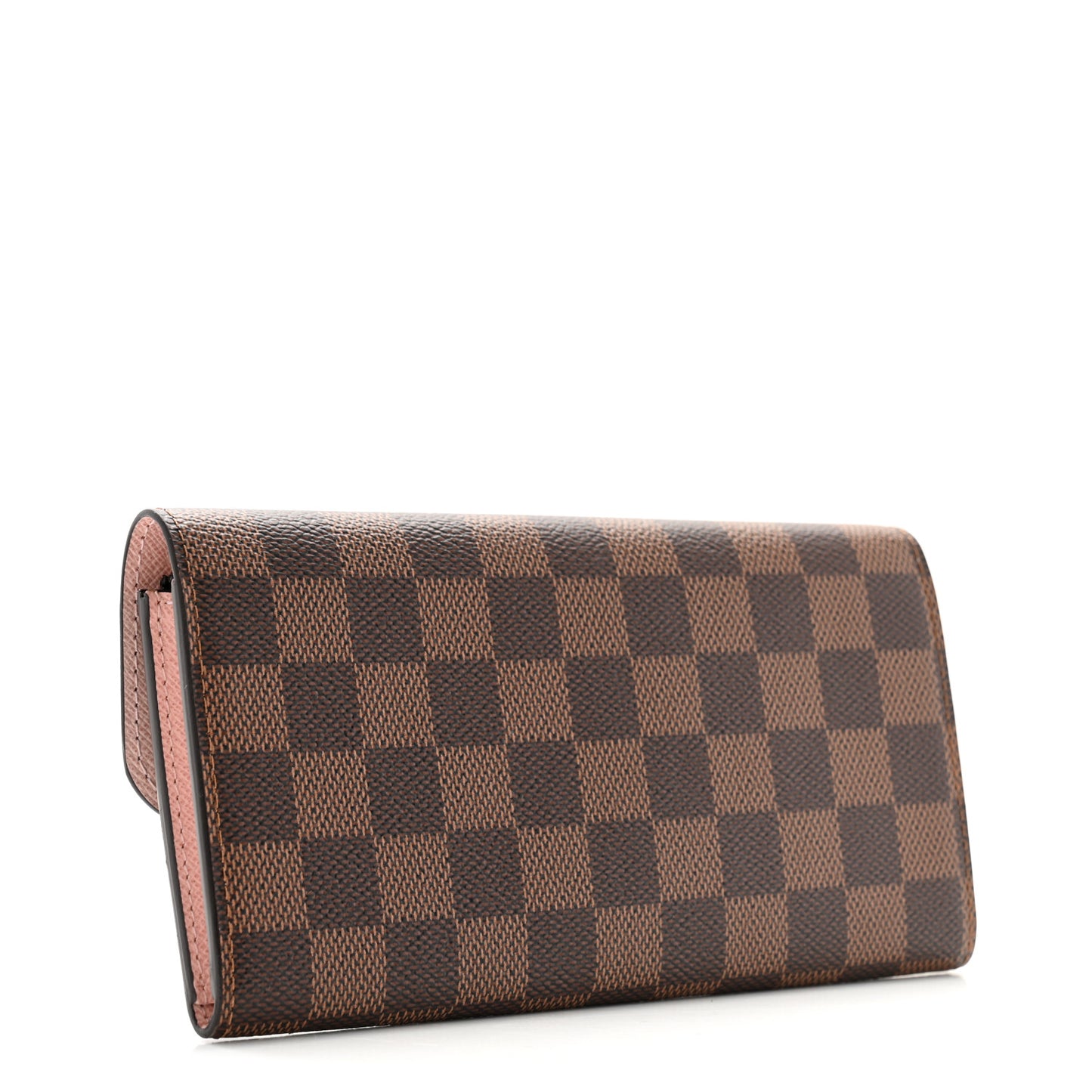 Damier Ebene Emilie Wallet Rose Ballerine