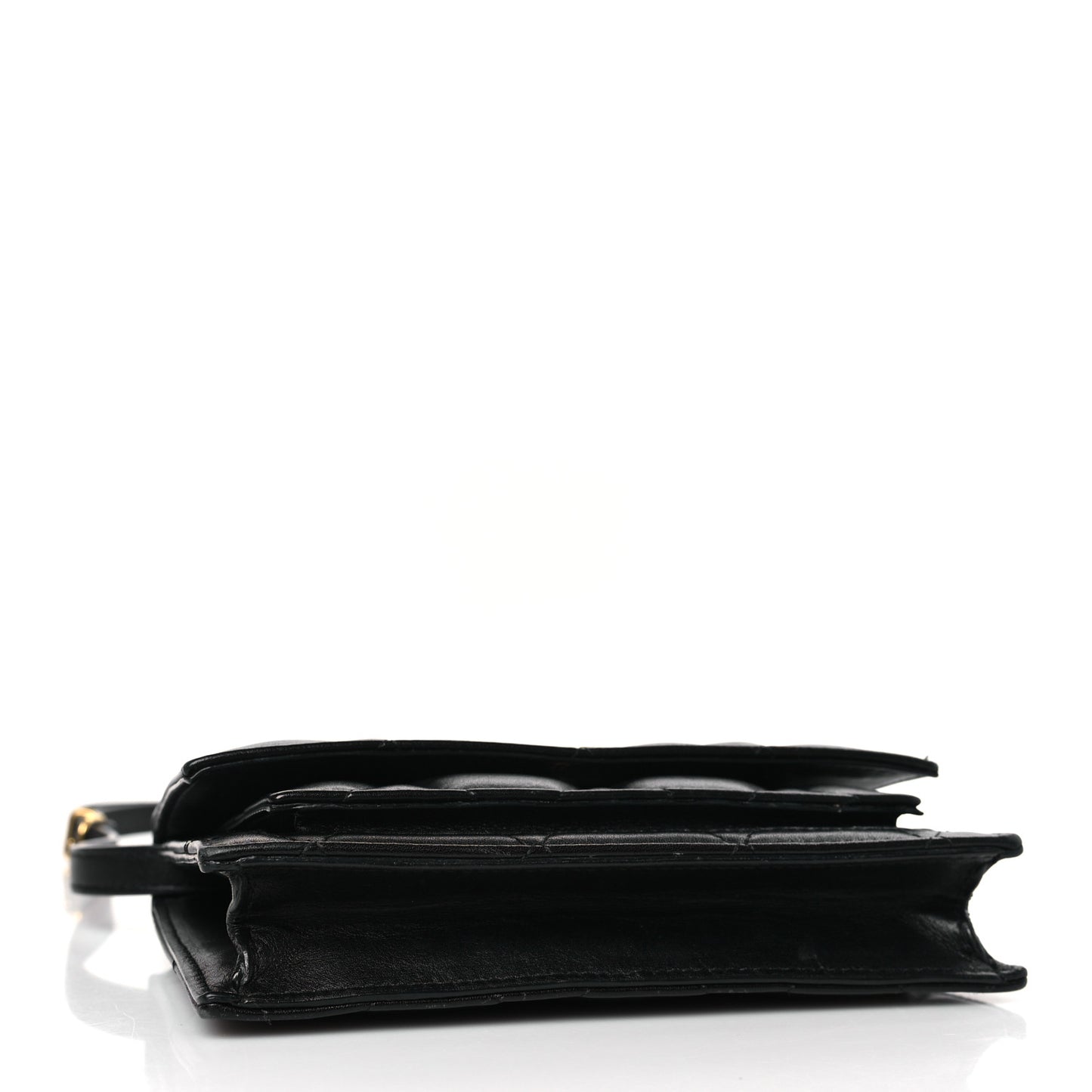 Nappa Calfskin Quilted XS Sharp Belt Bag Black