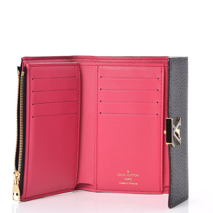 Louis Vuitton Taurillon Capucines Compact Wallet Black 5 of 8