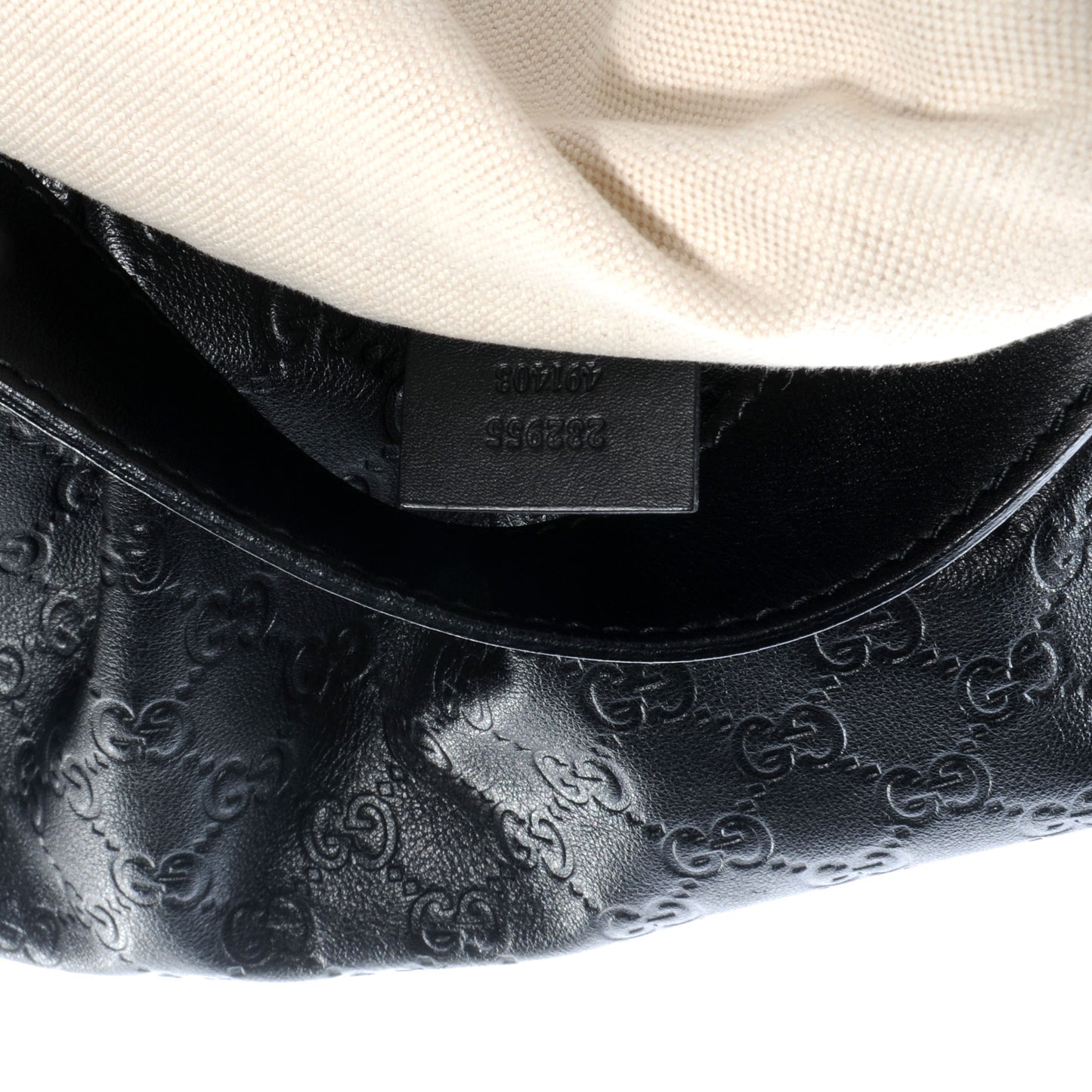 Guccissima Medium Sukey Hobo Black