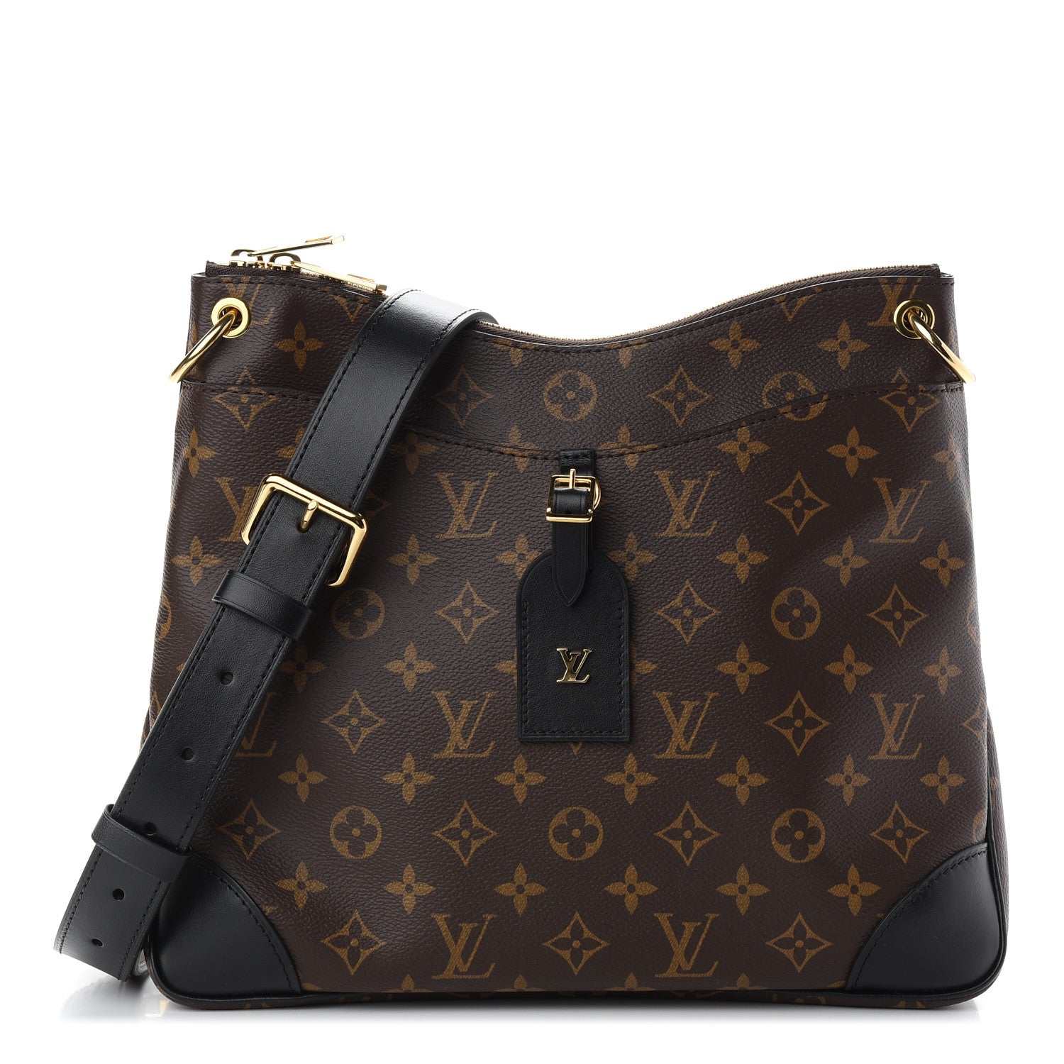 Louis Vuitton Monogram Odeon MM Black 1 of 9