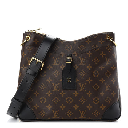 Louis Vuitton Monogram Odeon MM Black 1 of 9