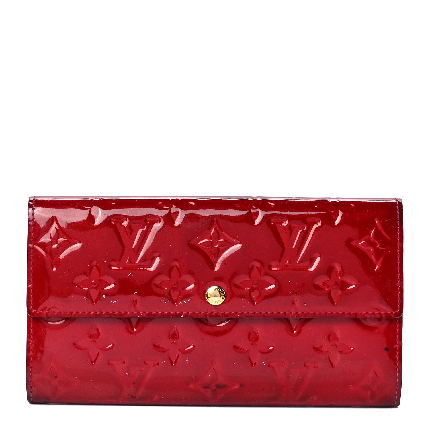 Louis Vuitton Vernis Sarah Wallet Pomme D'Amour 1 of 14
