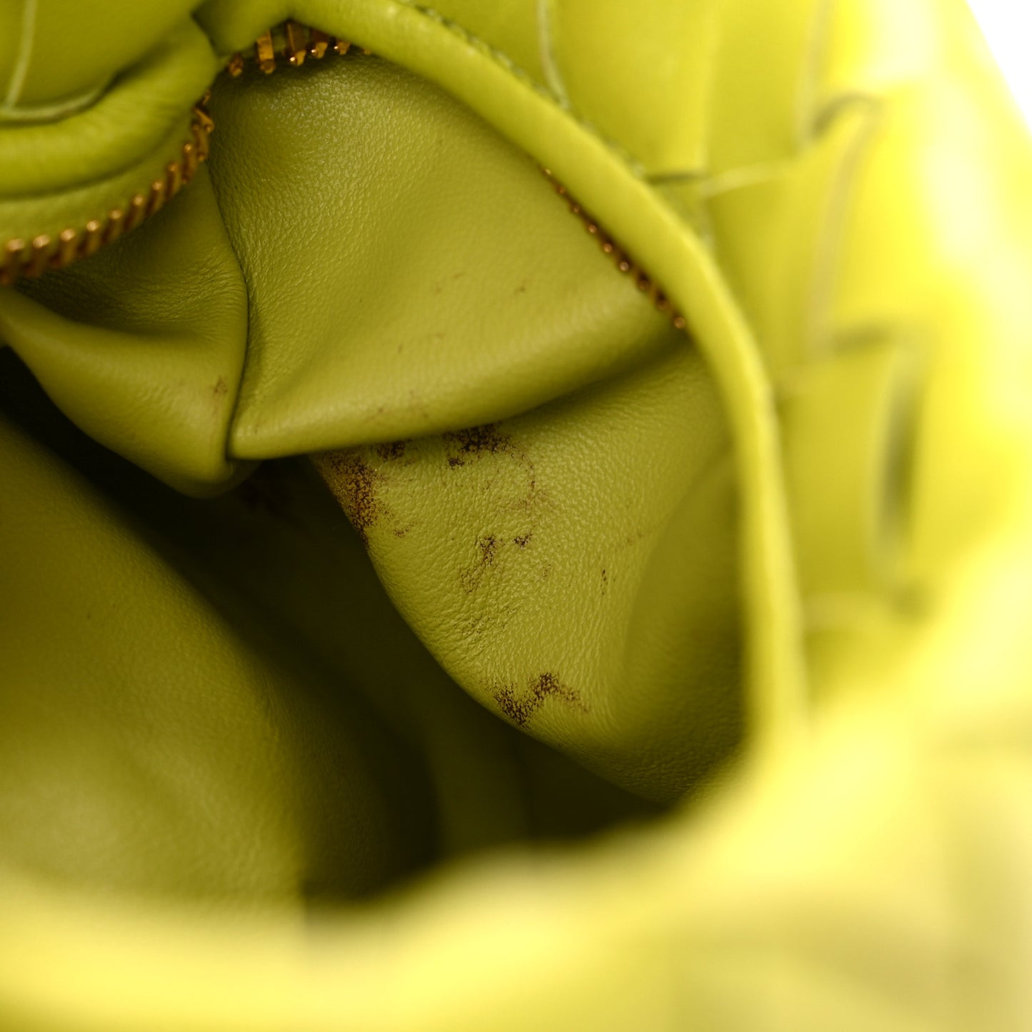 Nappa Intrecciato Mini Jodie Kiwi
