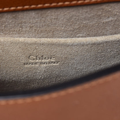 Chloe Calfskin Suede Small Nile Bracelet Bag Caramel 6 of 6