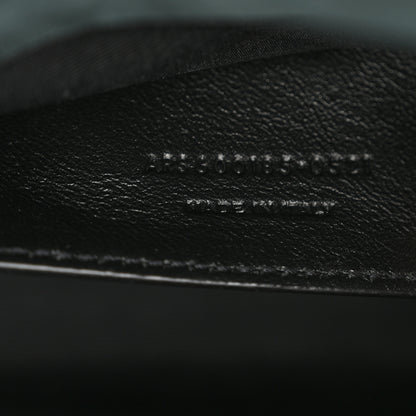 Saint Laurent Suede Mixed Matelasse Triquilt Medium Monogram Satchel Algae 7 of 13