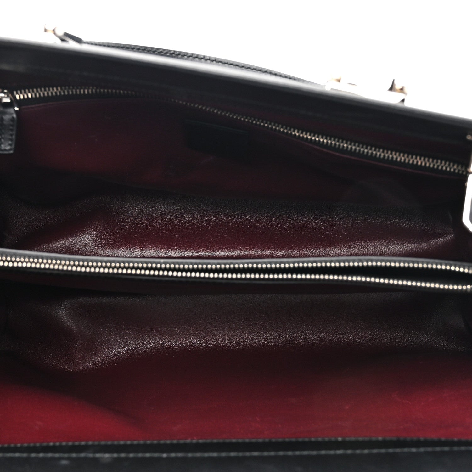 Gucci Smooth Calfskin Medium Zumi Top Handle Bag Black 5 of 19
