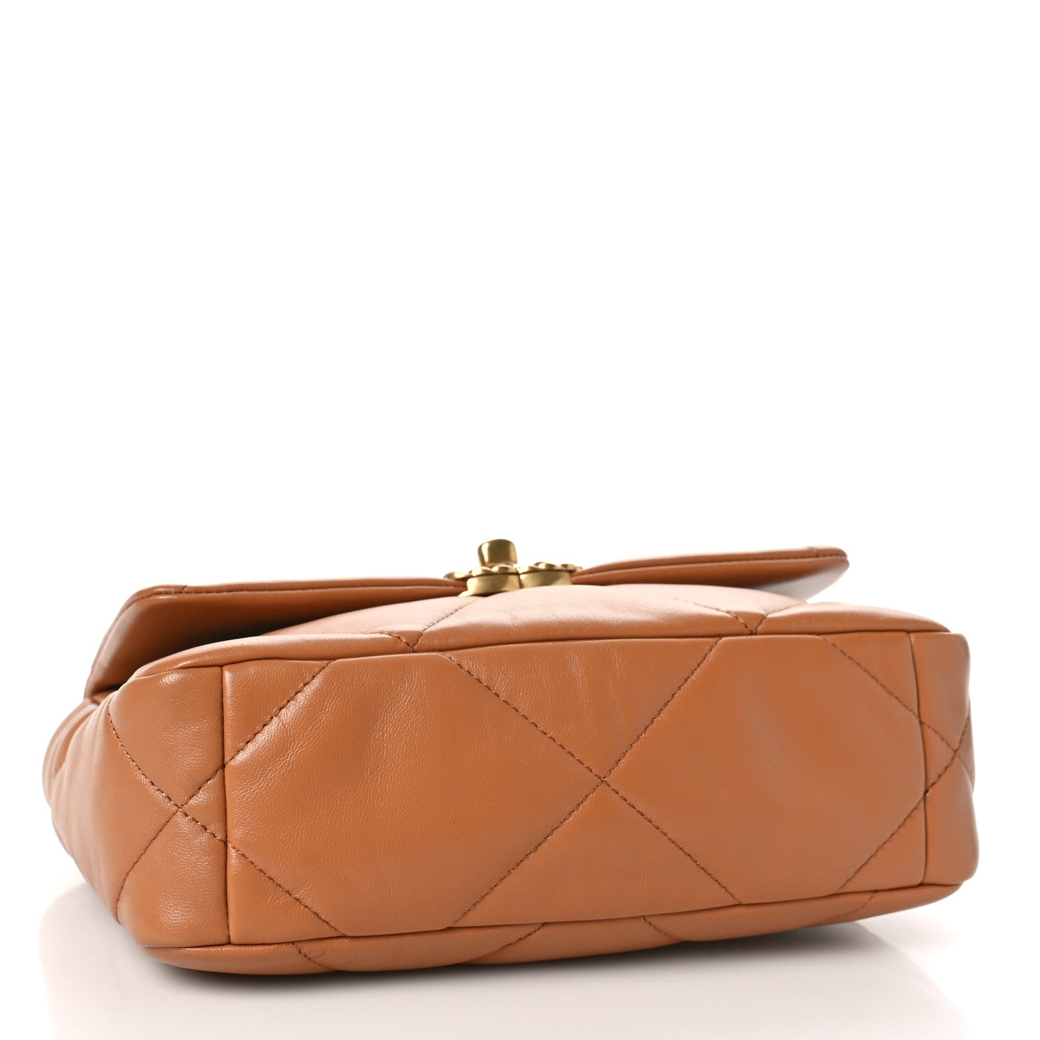 Chanel Lambskin Quilted Medium Chanel 19 Flap Brown 4 of 9