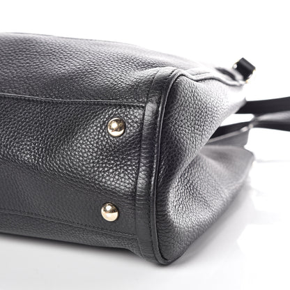 Gucci Pebbled Calfskin Small Soho Shoulder Bag Black 7 of 12