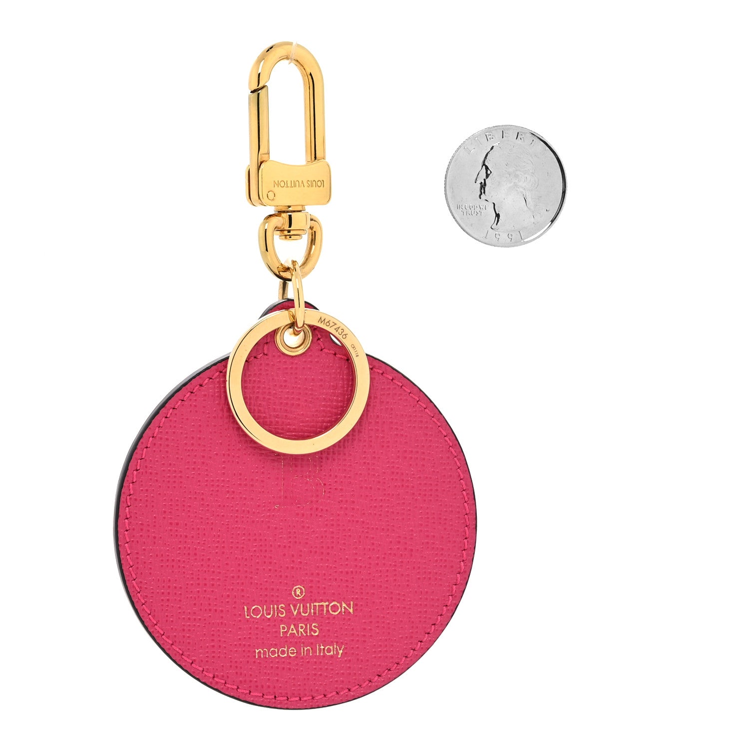 Louis Vuitton Monogram Love Lock Bag Charm Key Holder 2 of 4