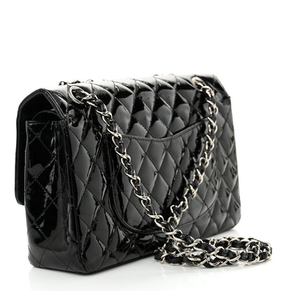 Chanel Patent Quilted Medium Double Flap Black 3 of 14
