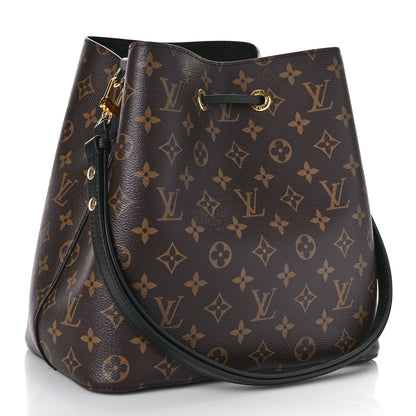 Louis Vuitton Monogram Neonoe MM Black 3 of 8