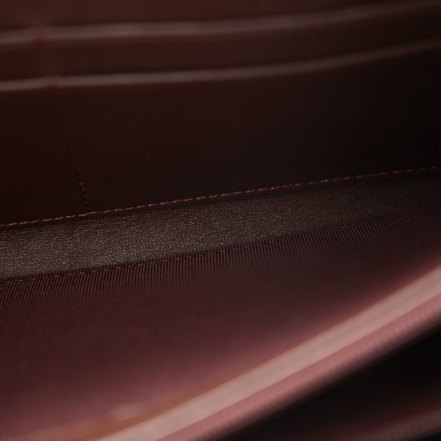 Lambskin Quilted Large Gusset Zip Around Wallet Black