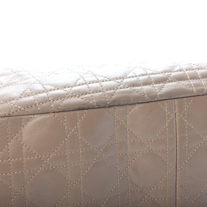 Christian Dior Lambskin Cannage Large Dior Soft Hobo Beige 9 of 10