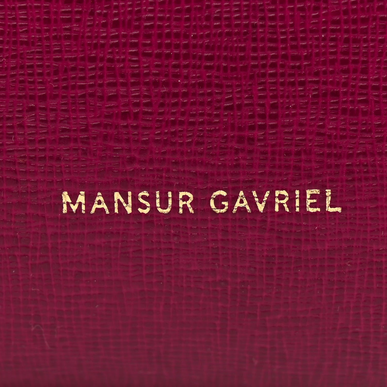 Mansur Gavriel Saffiano Mini Mini Bucket Bag Dark Pink 6 of 15